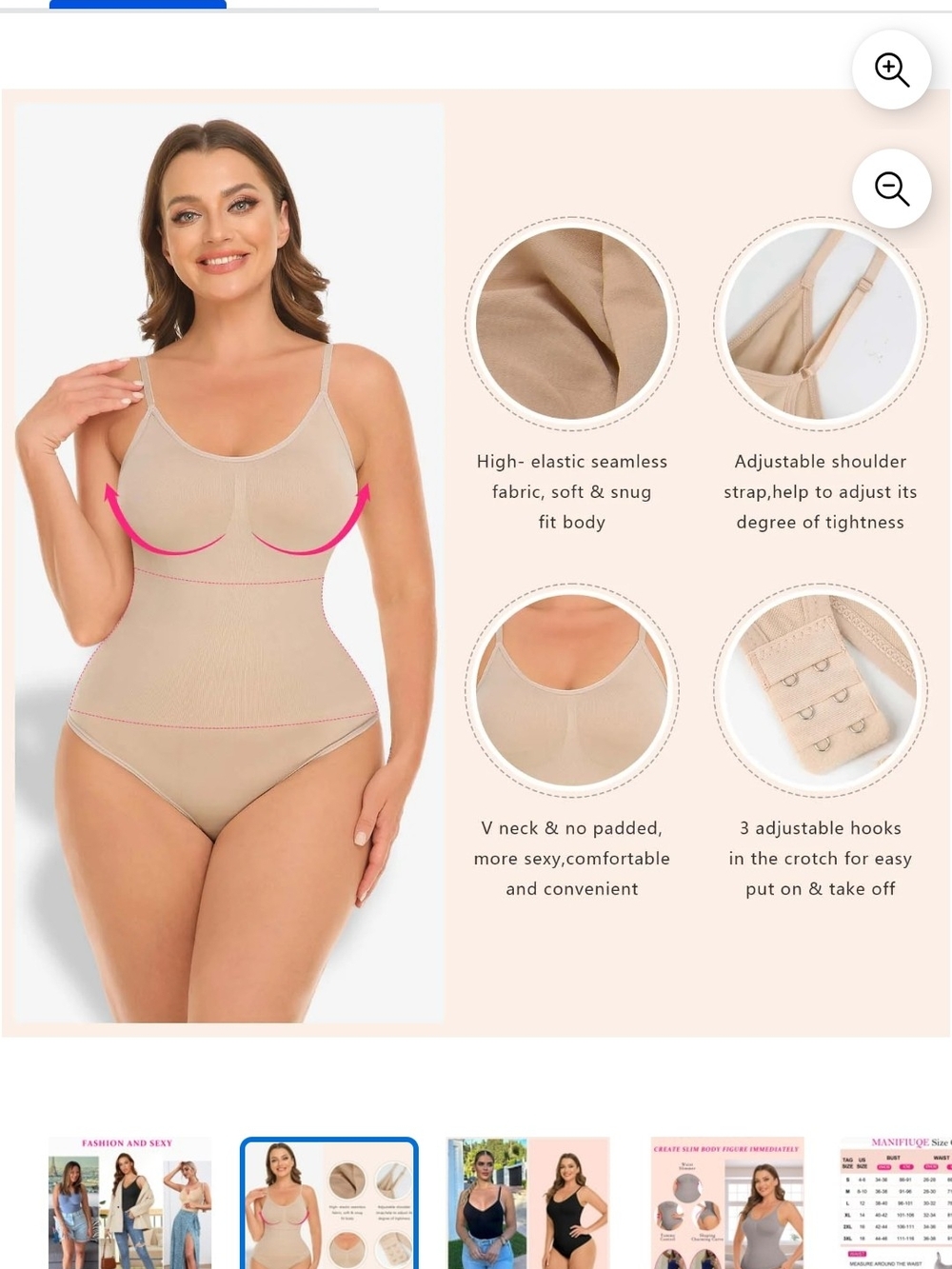 Seamless Shaping Bodysuit